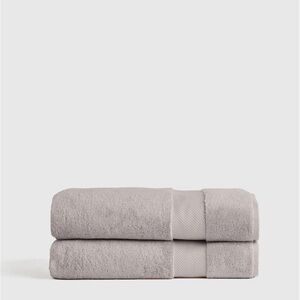 Quince Turkish Cotton Bath Sheets plush in gray